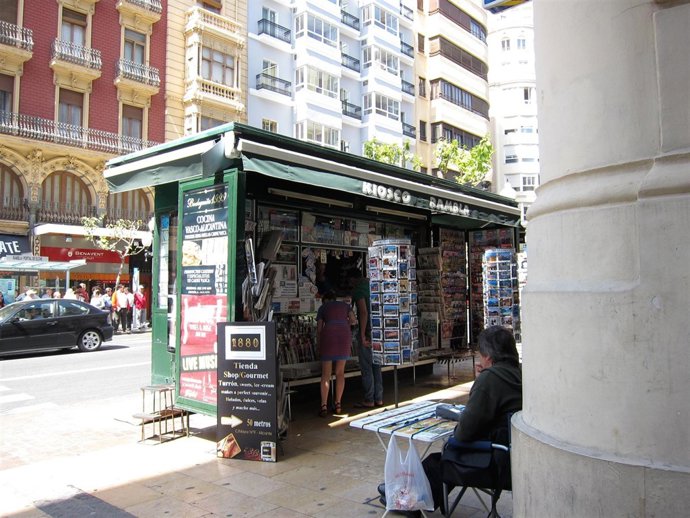 Kiosko de prensa