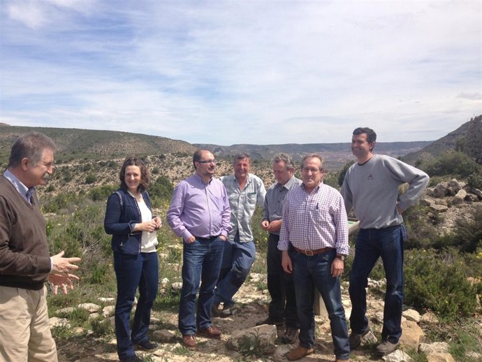 Lambán ha visitado este jueves el Parque del Río Martín
