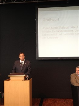 Pelegrí durante una feria de 'slow food' de Alemania