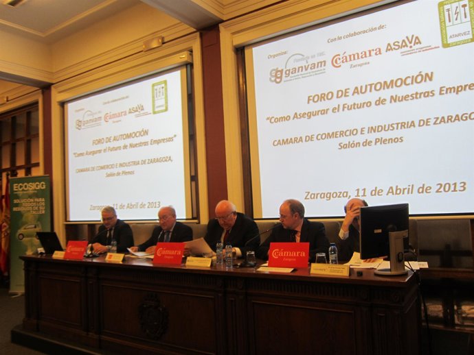 Jornada de GANVAM en la Cámara de Comercio de Zaragoza.