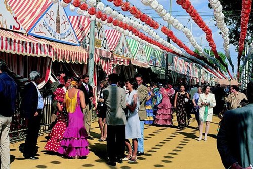 Imagen de la Feria de Abril de Sevilla