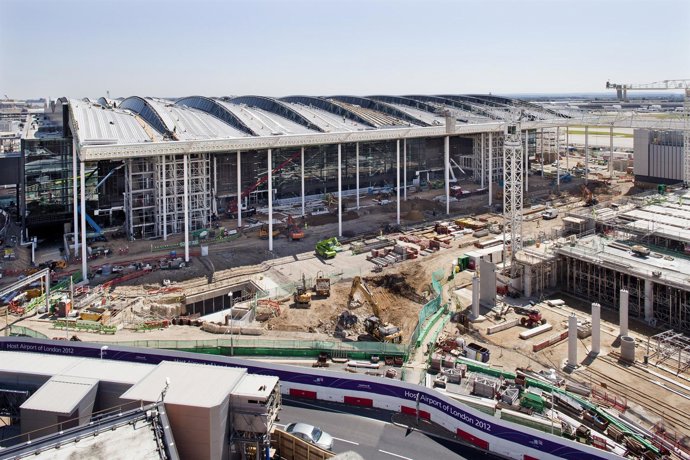 Obras de la T2 del aeropuerto de Heathrow