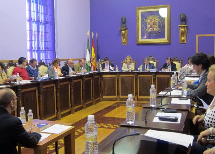 Pleno extraordinario del Ayuntamiento de Jaén, donde se revisa el plan de ajuste