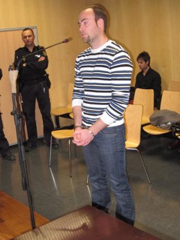 Jonathan Moya, en un reciente juicio en el que fue condenado por apropiación