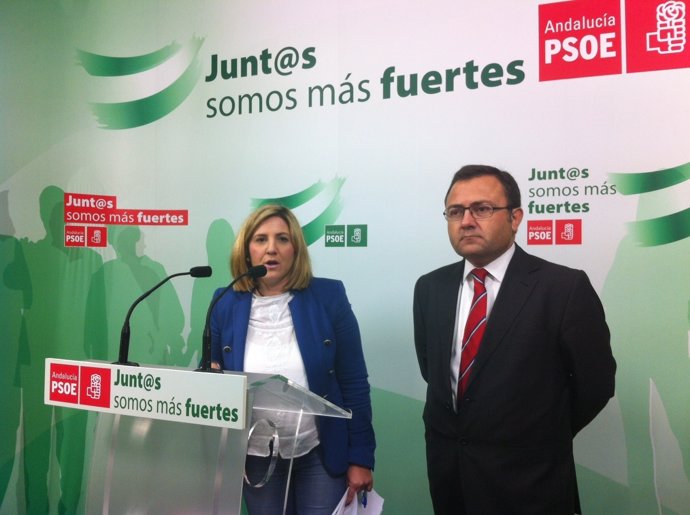 García y Heredia (PSOE) en rueda de prensa