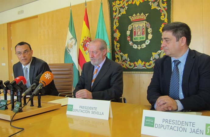 Ignacio Caraballo, Fernando Rodríguez Villalobos y Francisco Reyes