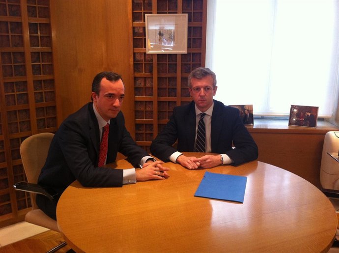 Secretario de Estado de Seguridad, Francisco Martínez, y Alfonso Rueda