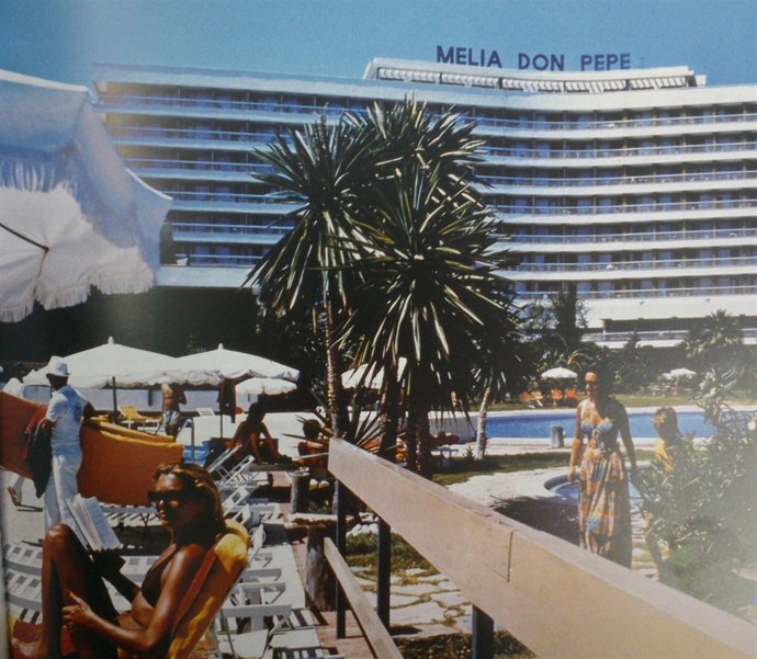 Fotografía histórica del Hotel Meliá Don Pepe 