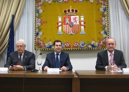 Jorge Hernández Mollar, Juan Manuel Moreno Bonilla y Francisco de la Torre