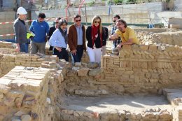 Excavación arqueológica estructura funeraria Málaga capital Junta