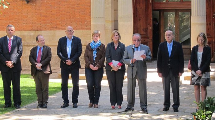 P.Calvó, M.Iceta, Ll.Corominas, A.Simó, N.De Gispert, P.Fortuny, N.Munté, B.Ruiz