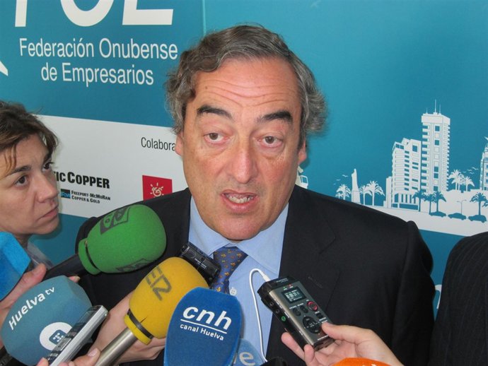 El presidente de la CEOE, Juan Rosell. 