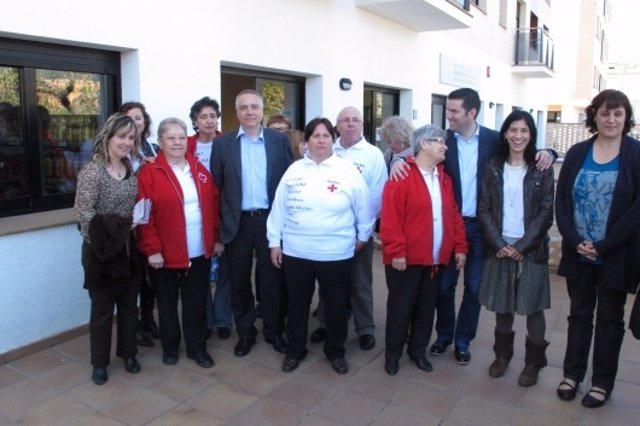 Visita del líder del PSC, Pere Navarro, a la comarca del Maresme