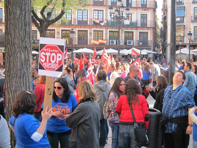 Concentración de trabajadores