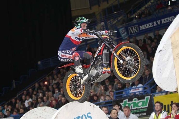 Toni Bou, en el Trial de Sheffield