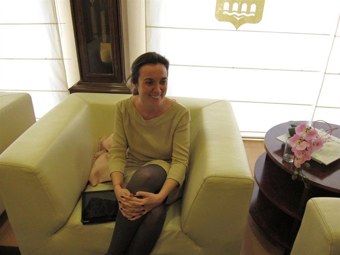 Gamarra, durante la entrevista con Europa Press