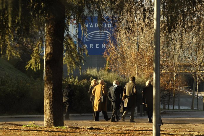 El juez y la fiscal inspeccionan el Madrid Arena