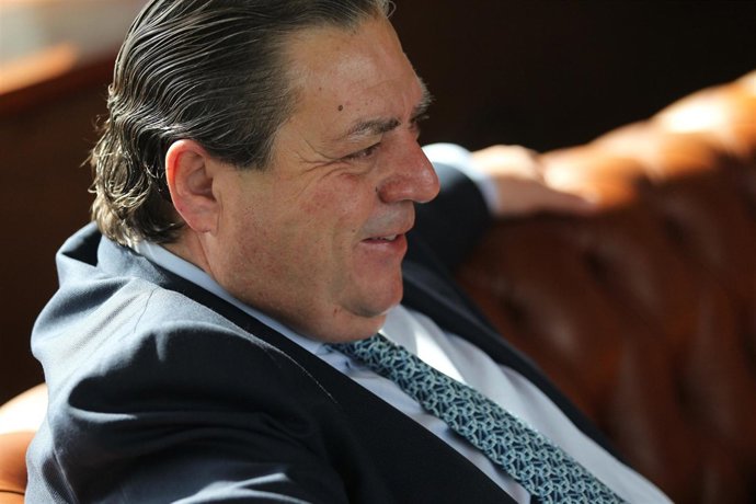 El presidente de AVE, Vicente Boluda, en la entrevista concedida a Europa Press