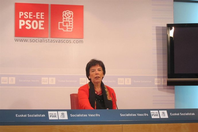 La parlamentaria del PSE Isabel Celaá
