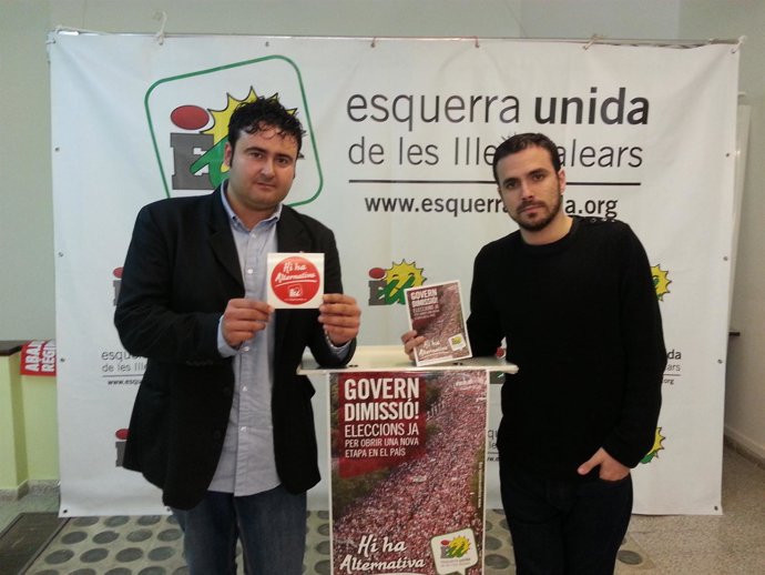 Manel Carmona y Alberto Garzón