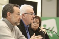 Lara espera que al Gobierno "no se lo ocurra" recurrir ante el TC la Ley andaluza de expropiación temporal de pisos   
