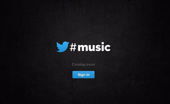 La página de Twitter #Music anuncia el servicio "próximamente"