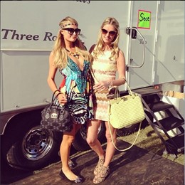 Paris Hilton en el festival Coachella