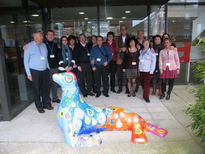 Representantes de Avilés y Saint-Nazaire