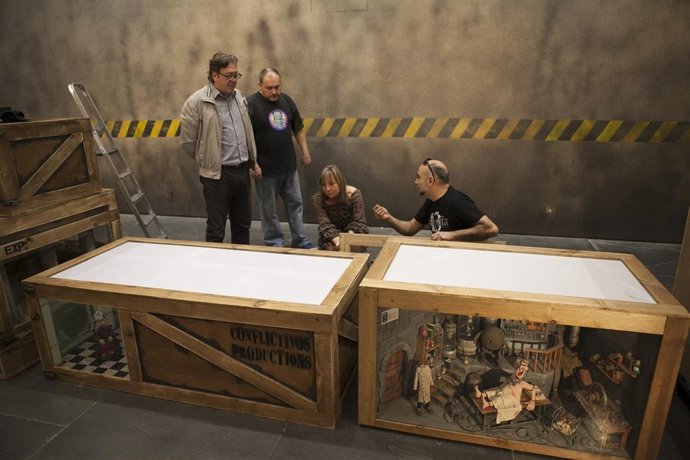 Uno de los escenarios del rodaje