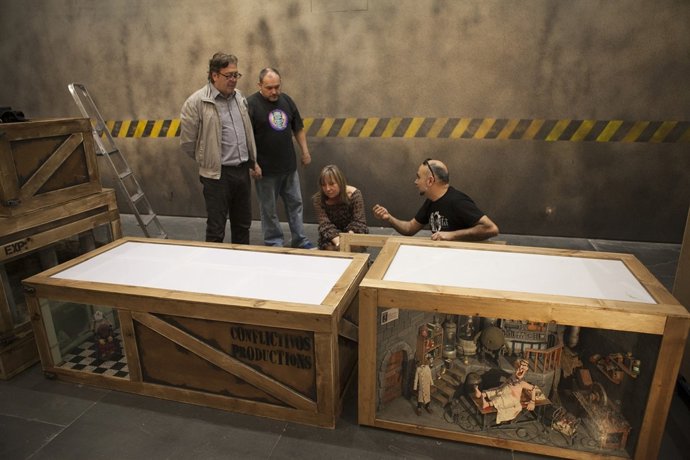 Uno de los escenarios del rodaje