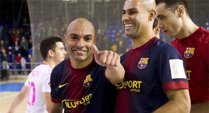 Ari y Fernandao, del Barcelona Alusport