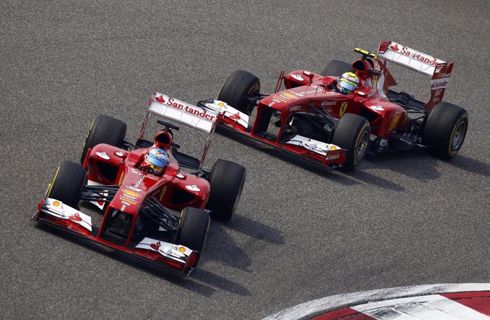 Fernando Alonso y Felipe Massa (Ferrari)