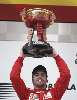 Fernado Alonso (Ferrari), campeón en el Gran Premio de China 2013
