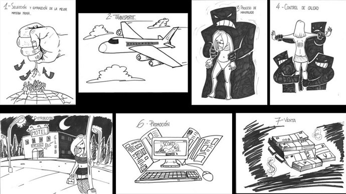 Campaña de sensibilización contra la trata de seres humanos