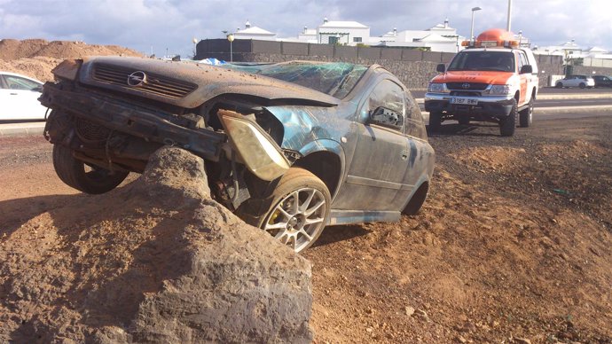 Accidente de tráfico en Yaiza