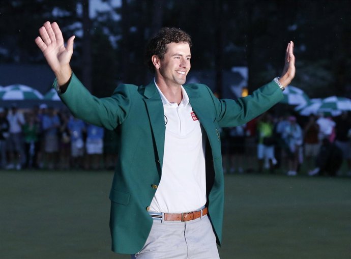 El golfista australiano Adam Scott 