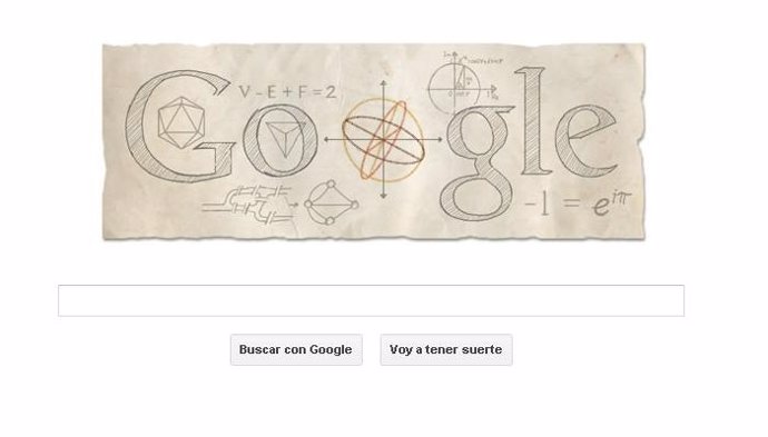 Doodle Leonhard Euler