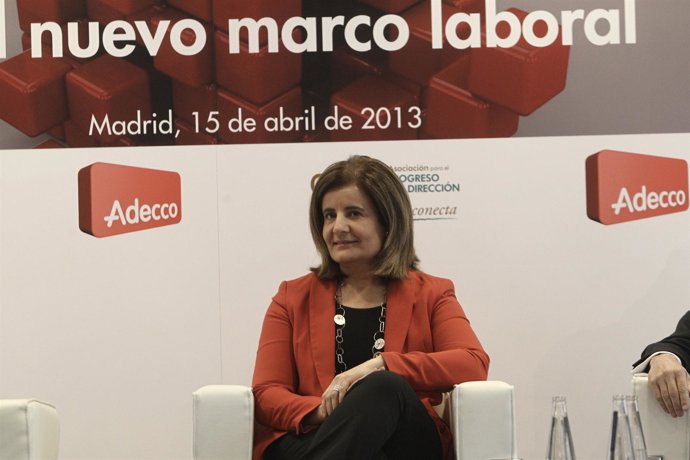 Ministra de Empleo, Fátima Báñez