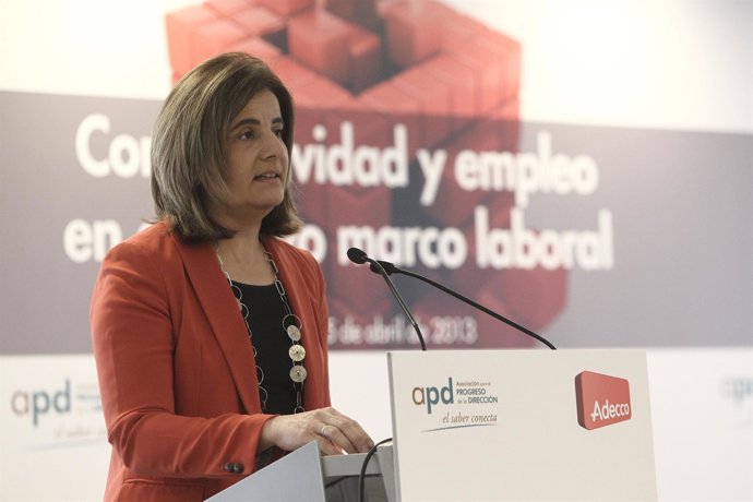 Ministra de Empleo, Fátima Báñez