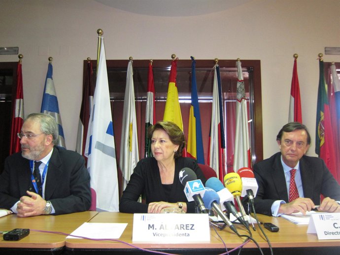 La vicepresidenta del BEI, Magdalena Álvarez