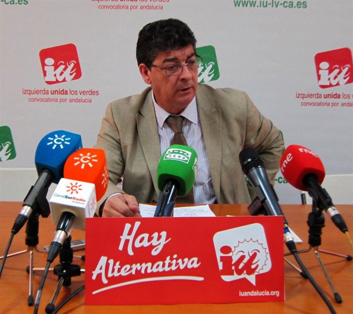 Diego Valderas, hoy en rueda de prensa