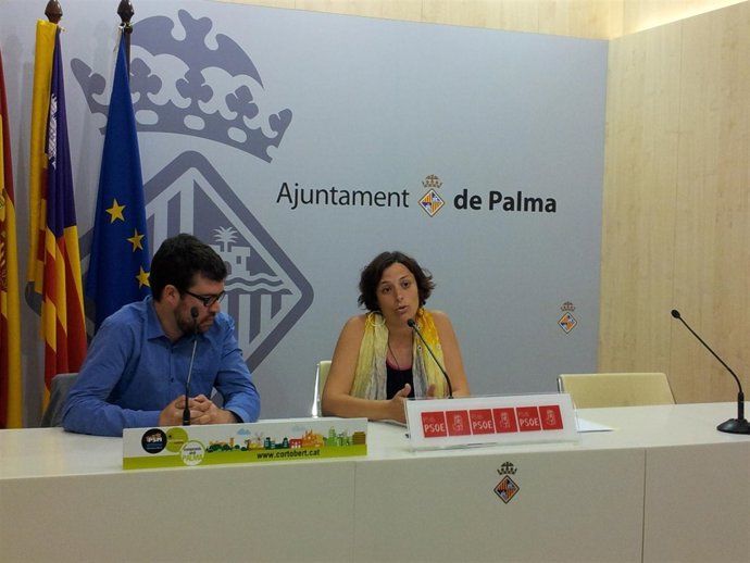 MÉS y PSIB  de Cort en rueda de prensa