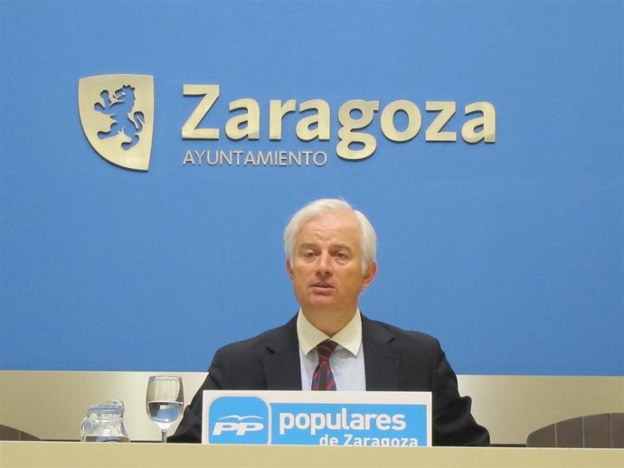 El protavoz del PP, Eloy Suárez