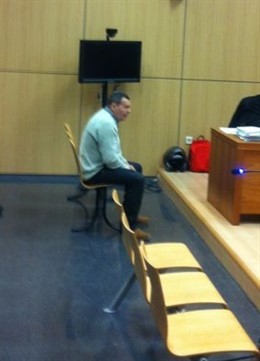 El acusado durante el juicio
