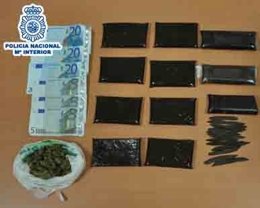 Material incautado por el CNP en La Isleta