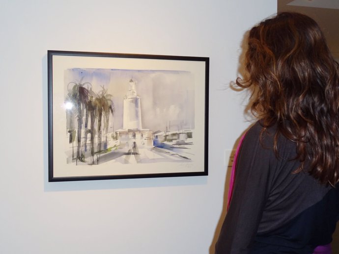 Pintores de Jaén en Málaga Unicaja exposición paisajes pintura