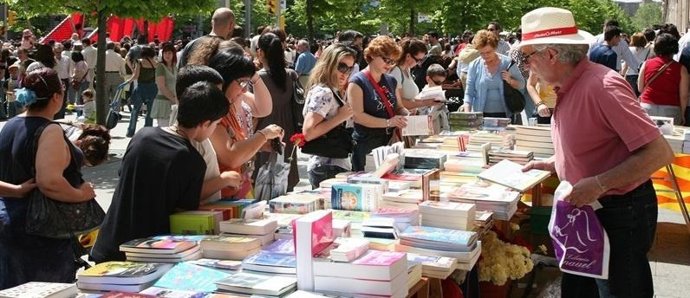 Celebración de San Jorge en Aragón. Feria del Libro