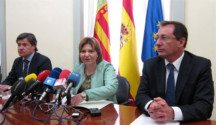 Pablo Cotino, Isabel Bonig y Carlos Eleno