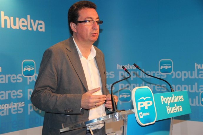 El presidente del PP de Huelva, Manuel Andrés González. 