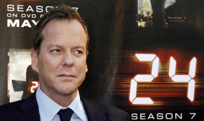 El actor Kiefer Sutherland